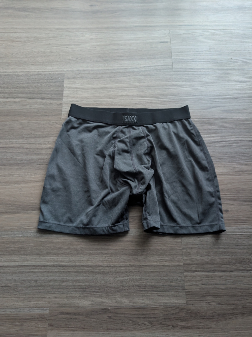 SAXX Men's Gray Performance Boxer Briefs